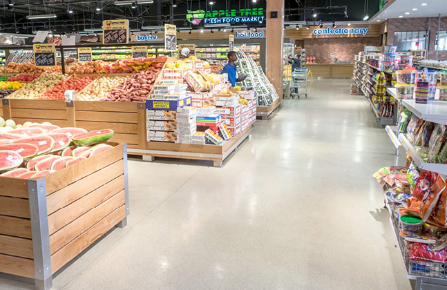 Flooring needs to be carefully considered in order to meet hygiene and durability standards