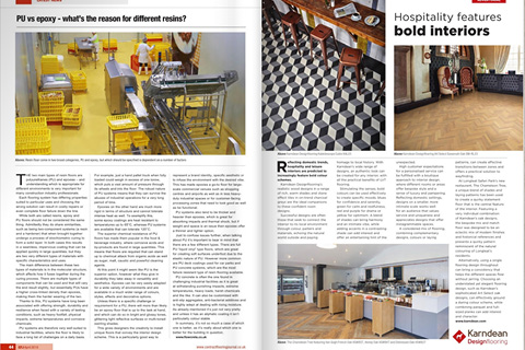 Contract Flooring Journal - April (2019) - PU Vs Epoxy