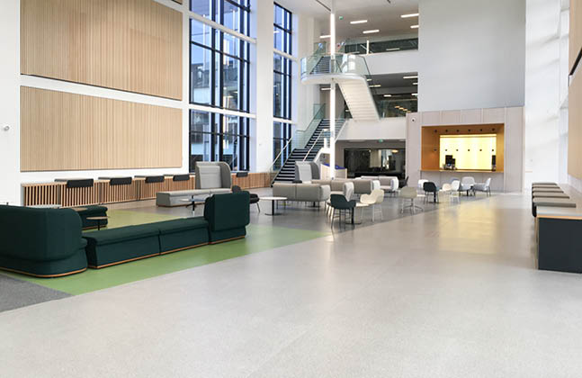 University of the West of Scotland's new Lanarkshire campus installs Flowcrete UK flooring