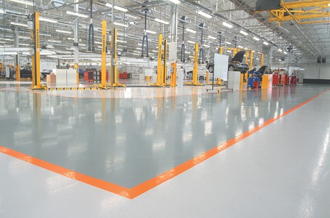 Luxury Auto Manufacturer Opts for Flowcrete