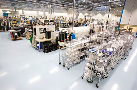 Flowcrete Powers Anti-static Floor at Tridonic