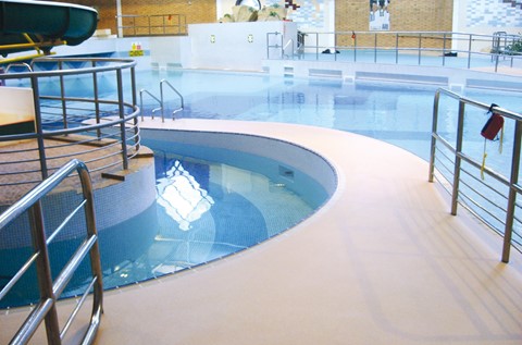 Round Two for Flowcrete at the Crystal Leisure Centre