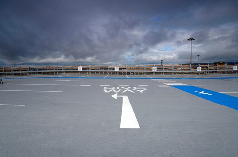Glasgow’s Newest Hospital Installs Fast Curing Car Park Coating