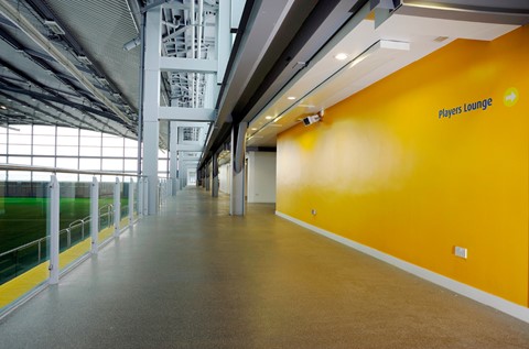 Flowcrete Pitches In at New Football Centre