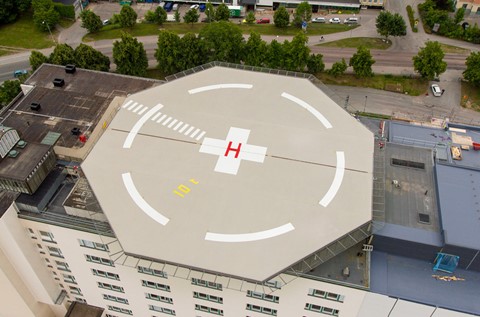 Flowfast Refurbishment Fixes Hospital Helipad