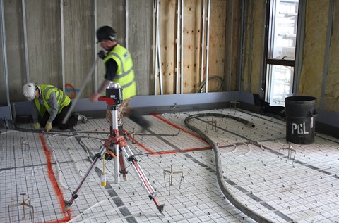 Alpha Screed Applied Across ArtHouse, J1 Kings Cross
